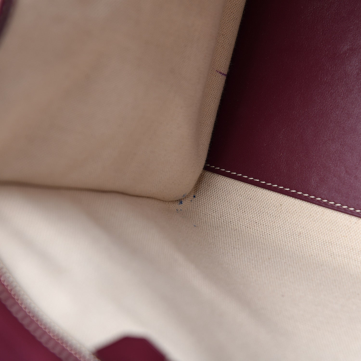 Goyard Goyardine Marquises Tote Burgundy 12 of 14