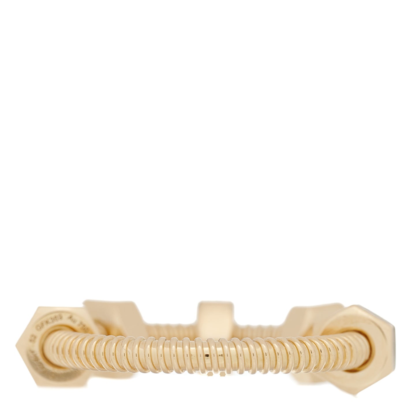 18K Yellow Gold Ecrou De Cartier Ring 52 6