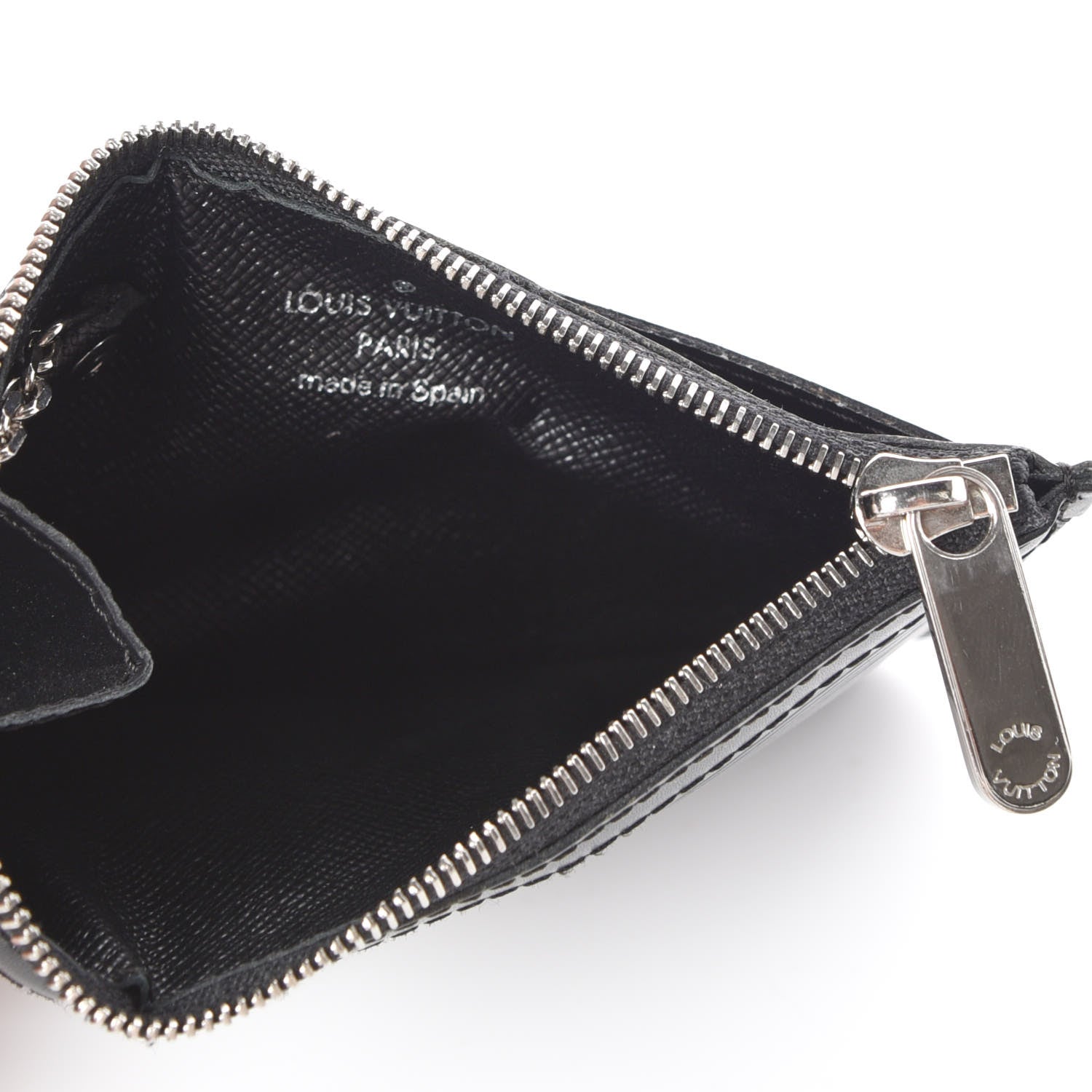 Louis Vuitton Epi Key Pouch Black 5 of 9