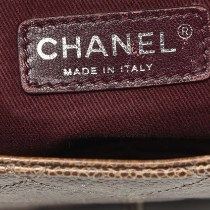 Chanel Crumpled Grained Calfskin Jumbo CC Crave Flap Beige 6 of 10