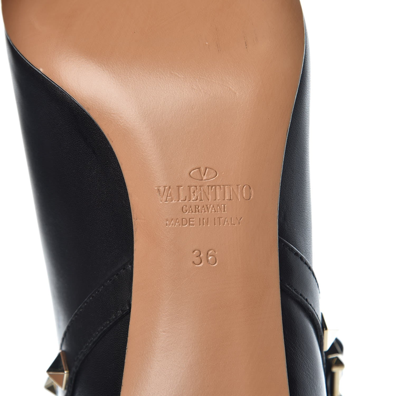Valentino Garavani Calfskin Rockstud Double Buckle 65mm Ankle Boots 36 Black 6 of 10