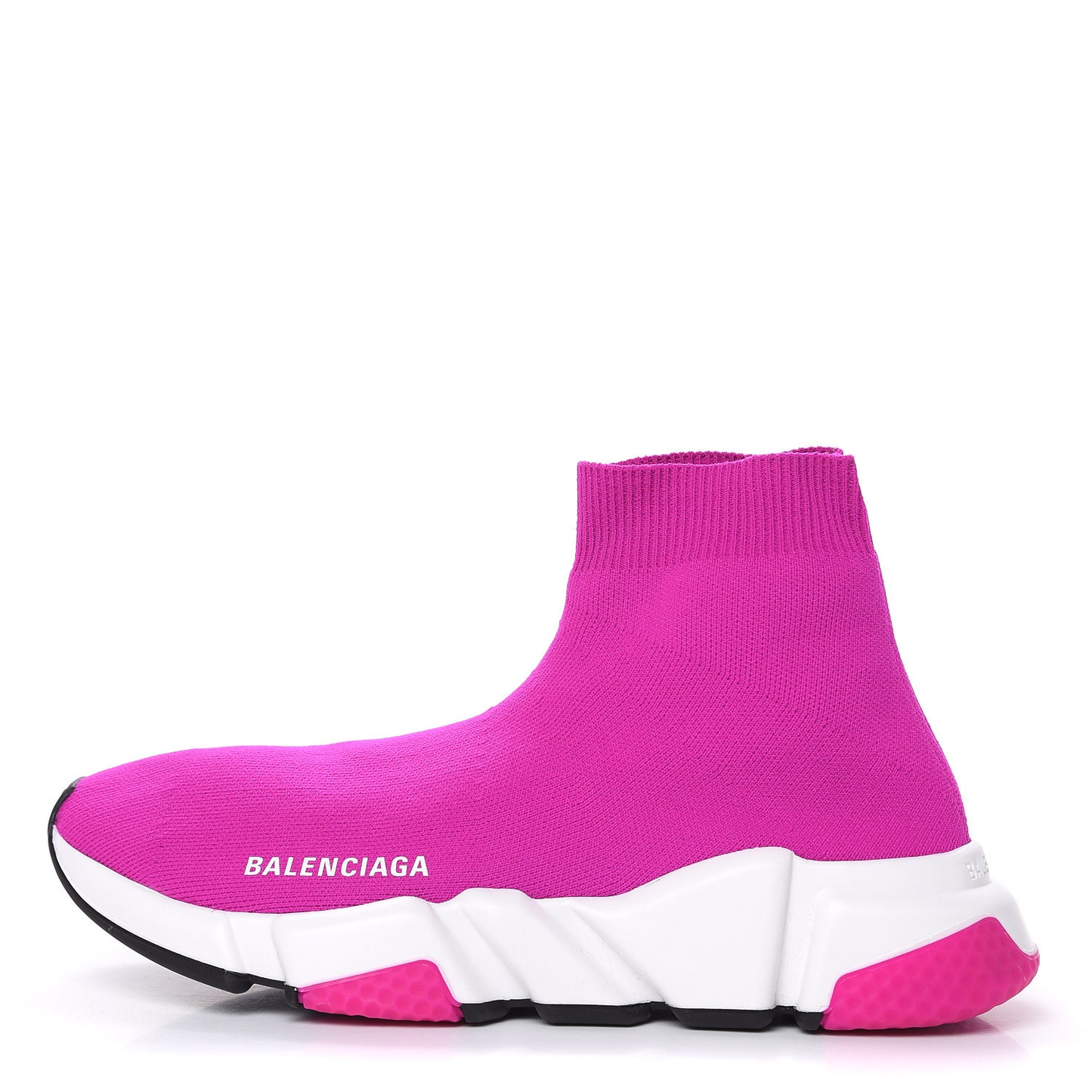 Neoprene Knit Womens Speed Sneakers 37 Fuchsia