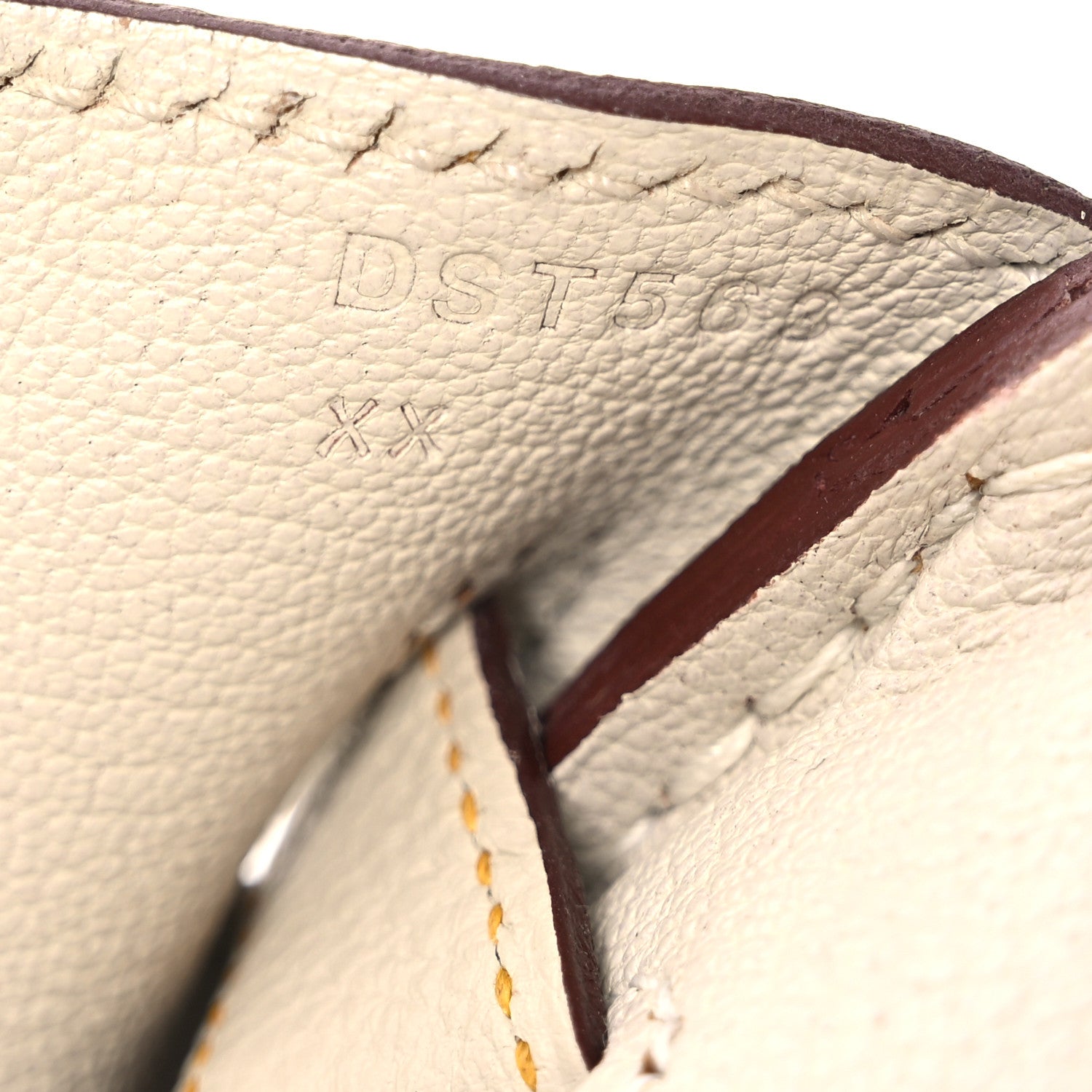 Hermes Togo Horseshoe Birkin 30 Jaune Ambre Craie 7 of 11