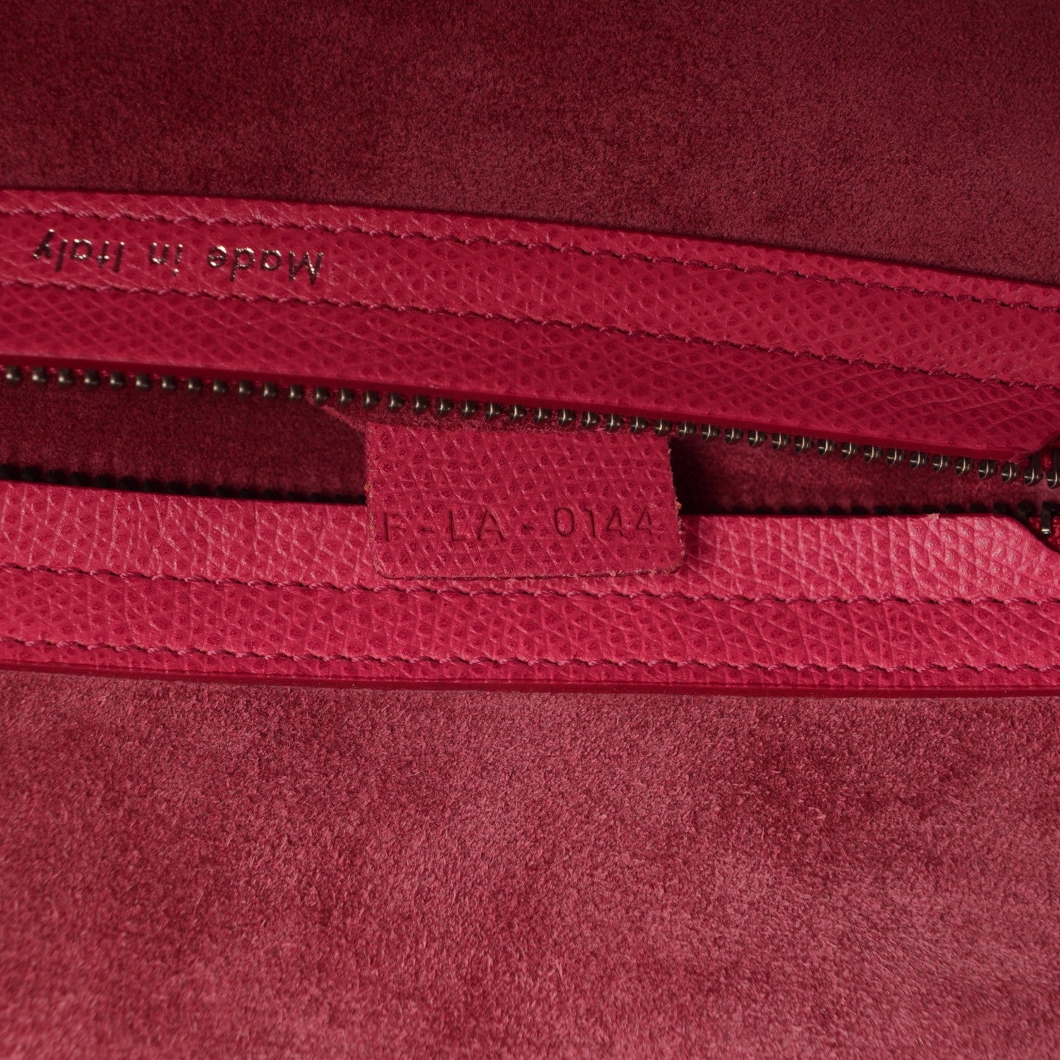Celine Grained Calfskin Medium Phantom Luggage Fuchsia 8 of 8