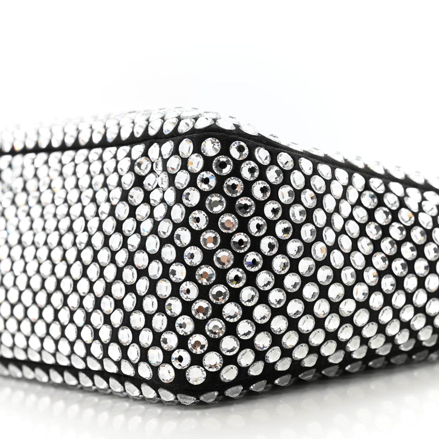 Satin Crystal Mini Re-Edition 2000 Bag Cristal