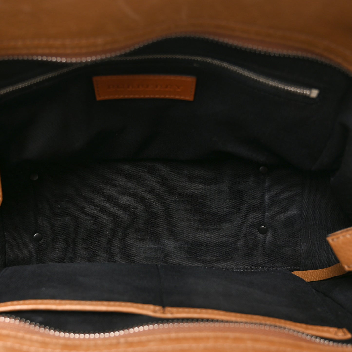 Mega Check Grained Calfskin Medium Harcourt Satchel Saddle Brown