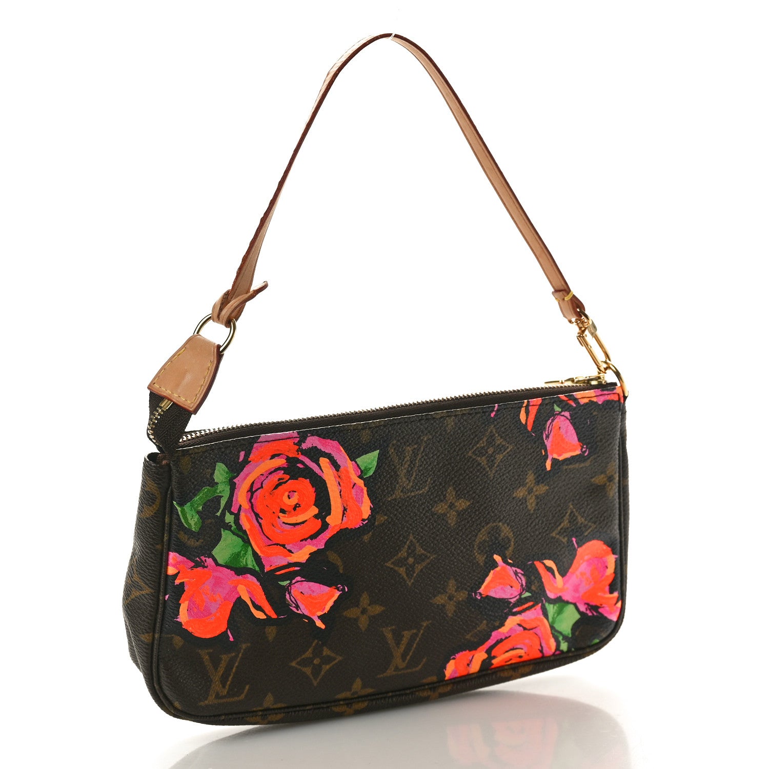 Louis Vuitton Monogram Roses Pochette Accessories 2 of 11