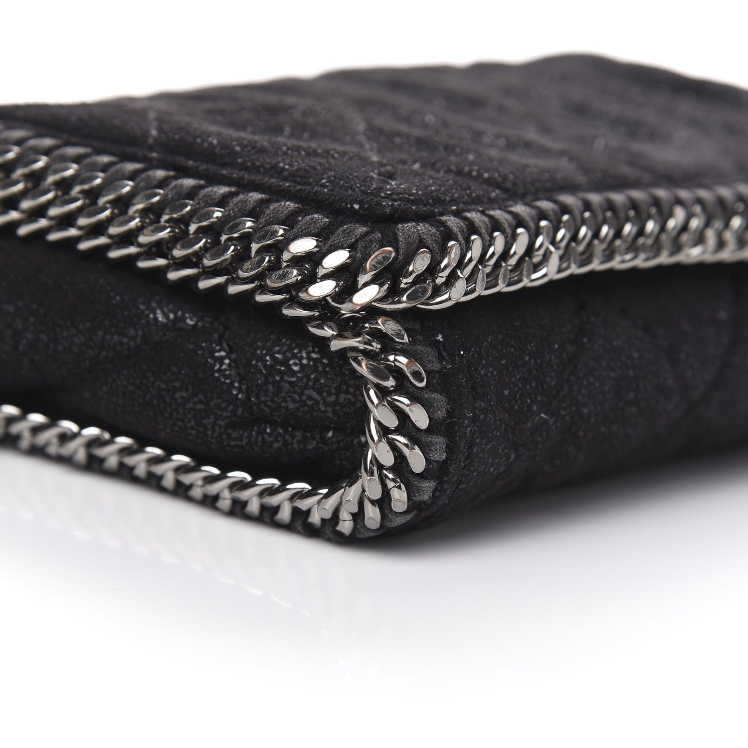 Stella McCartney Shaggy Deer Quilted Falabella Crossbody Bag Black 5 of 8