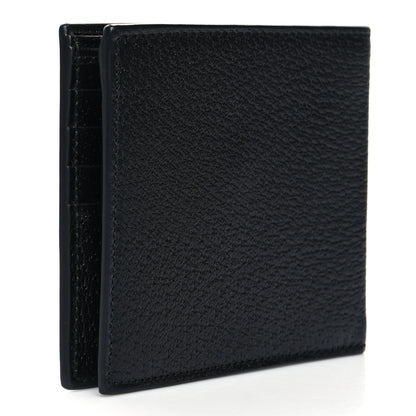 Gucci Textured Calfskin GG Marmont Bi-Fold Coin Wallet Black 3 of 10