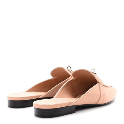 Hermes Calfskin Oz Mules 39 Beige Nude 5 of 10
