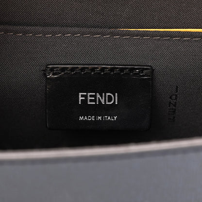 Fendi Vitello Elite Flamingo Colorblock Demi Jour Shoulder Bag Papavero Multicolor Asfalto 7 of 12