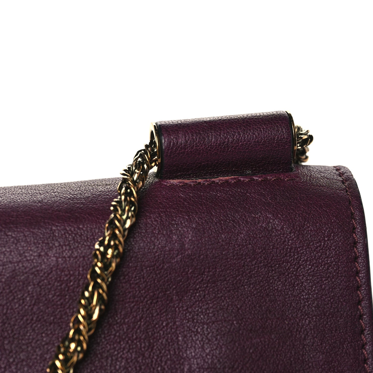 Chloe Calfskin Medium Elsie Shoulder Bag Purple 11 of 11