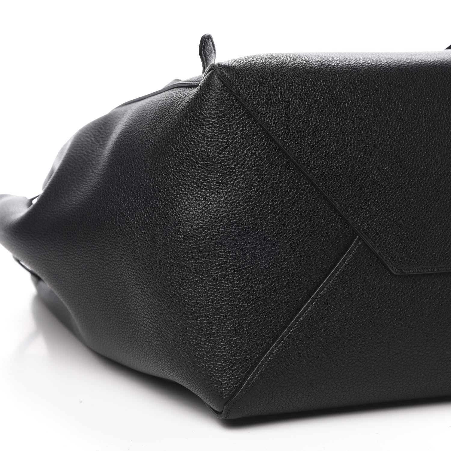 Celine Soft Grained Calfskin Medium Belt Cabas Phantom Black 7 of 9