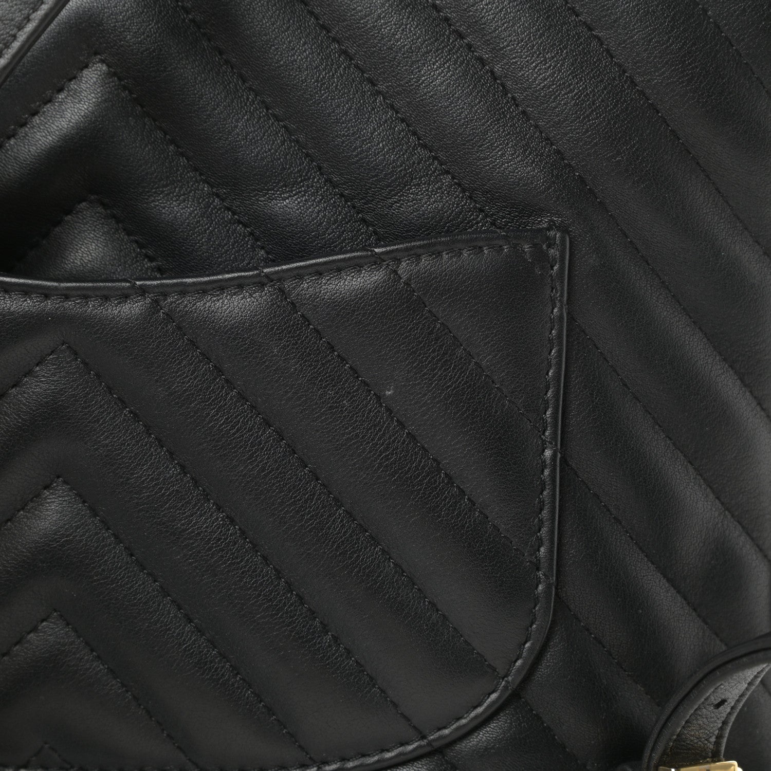 Chanel Calfskin Chevron Quilted Large Urban Spirit Backpack Black 14 of 14