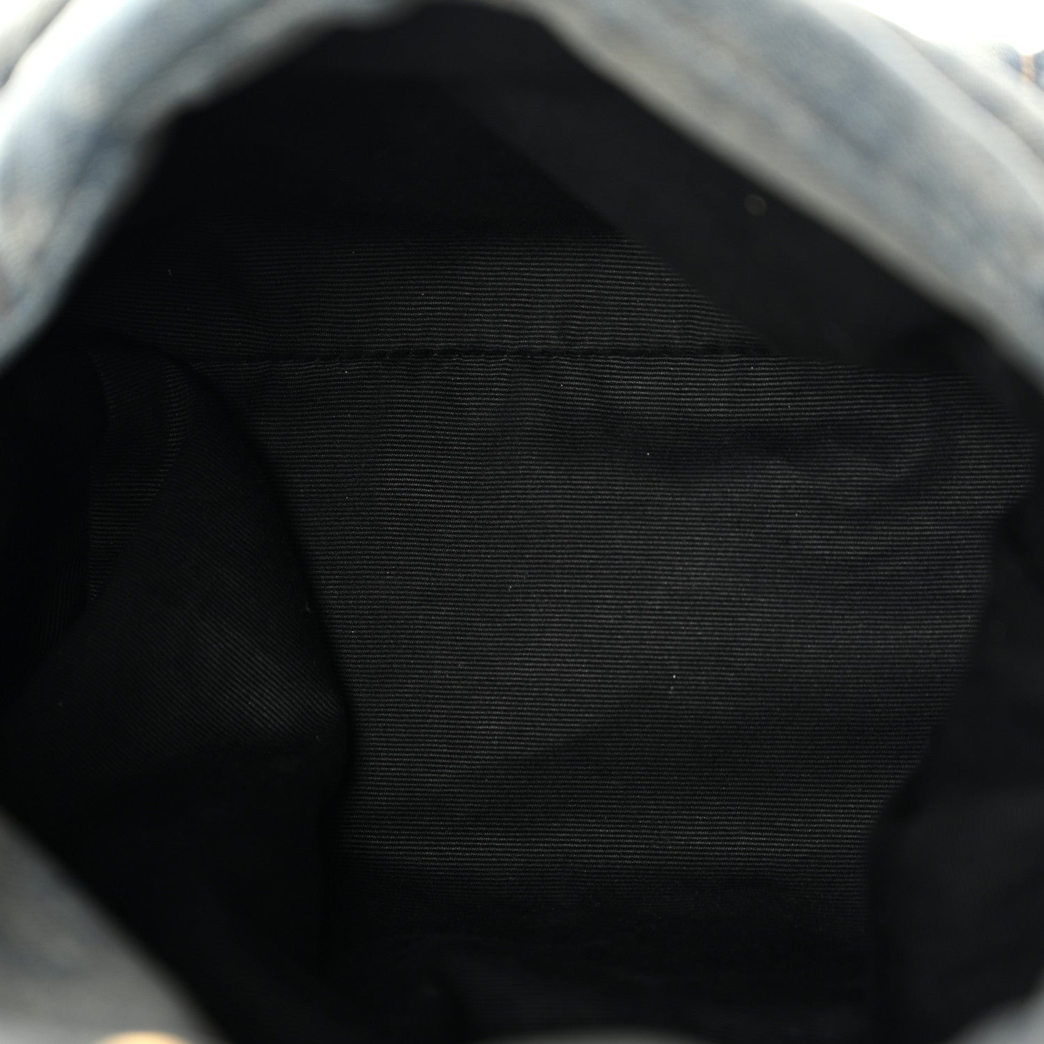 Saint Laurent Denim Quilted Small Loulou Puffer Monogram Chain Satchel Blue Cinnamon 5 of 12