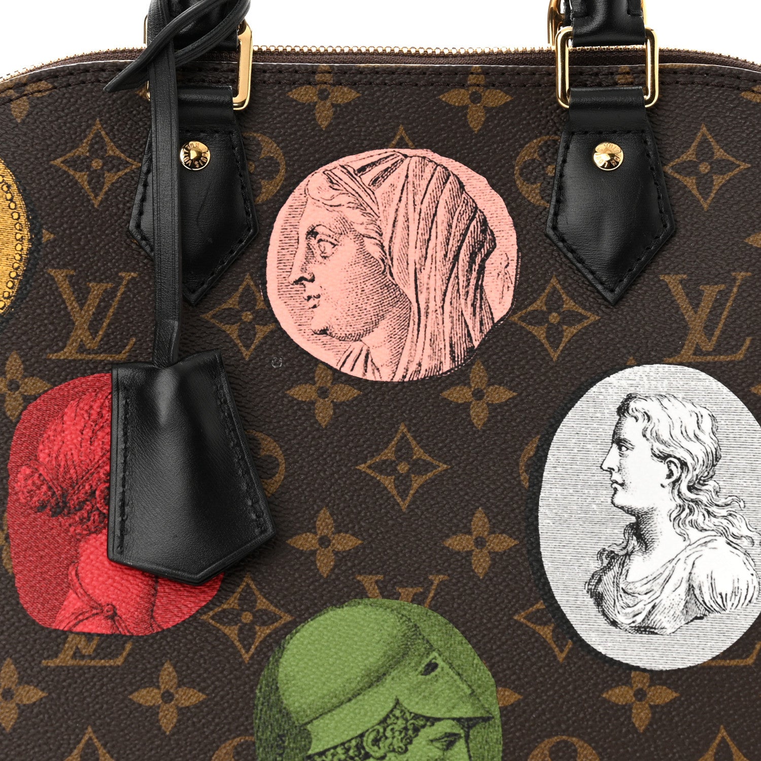 Louis Vuitton X FORNASETTI Monogram Cameo Alma PM 7 of 10