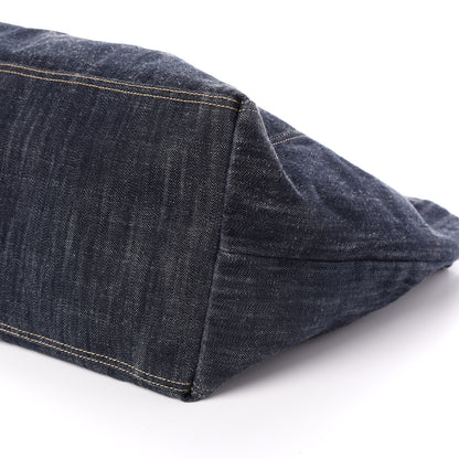 Chanel Denim XL Coco Cabas Tote Blue 11 of 11