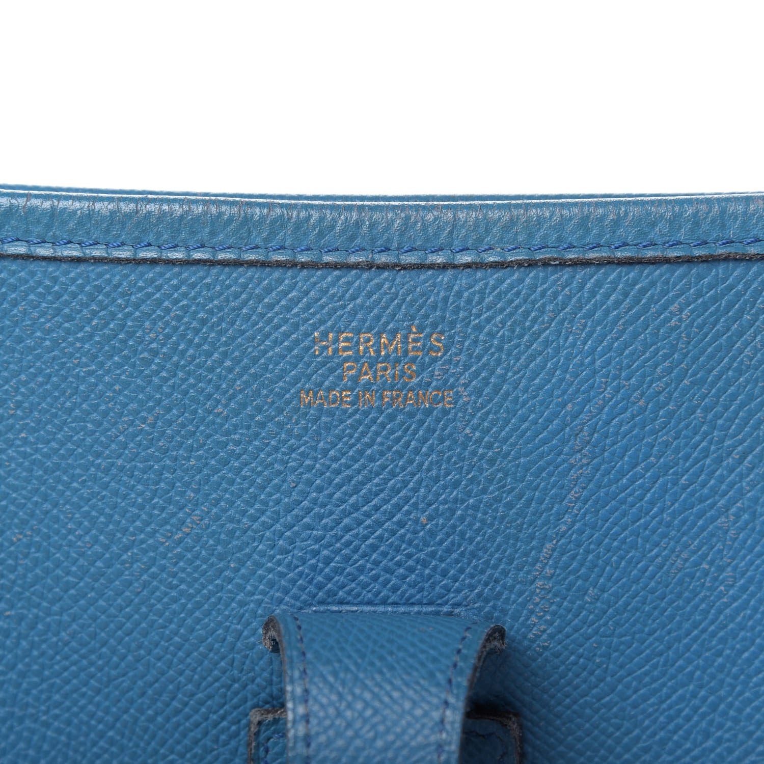 Hermes Courchevel Evelyne GM Bleu France 8 of 8