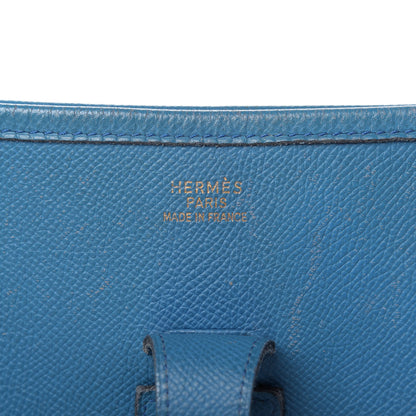 Hermes Courchevel Evelyne GM Bleu France 8 of 8
