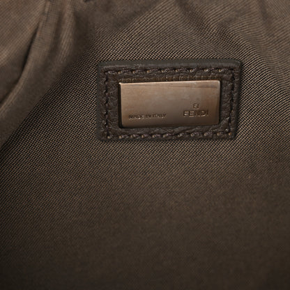 Fendi Zucchino Forever Pochette Brown Blue 5 of 7