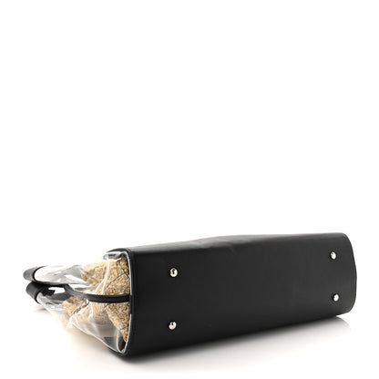 Chanel Calfskin PVC Quilted Chanel 31 Bag Black 4 of 14