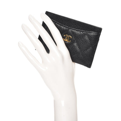 Chanel Caviar Quilted Card Holder Black 2 of 8
