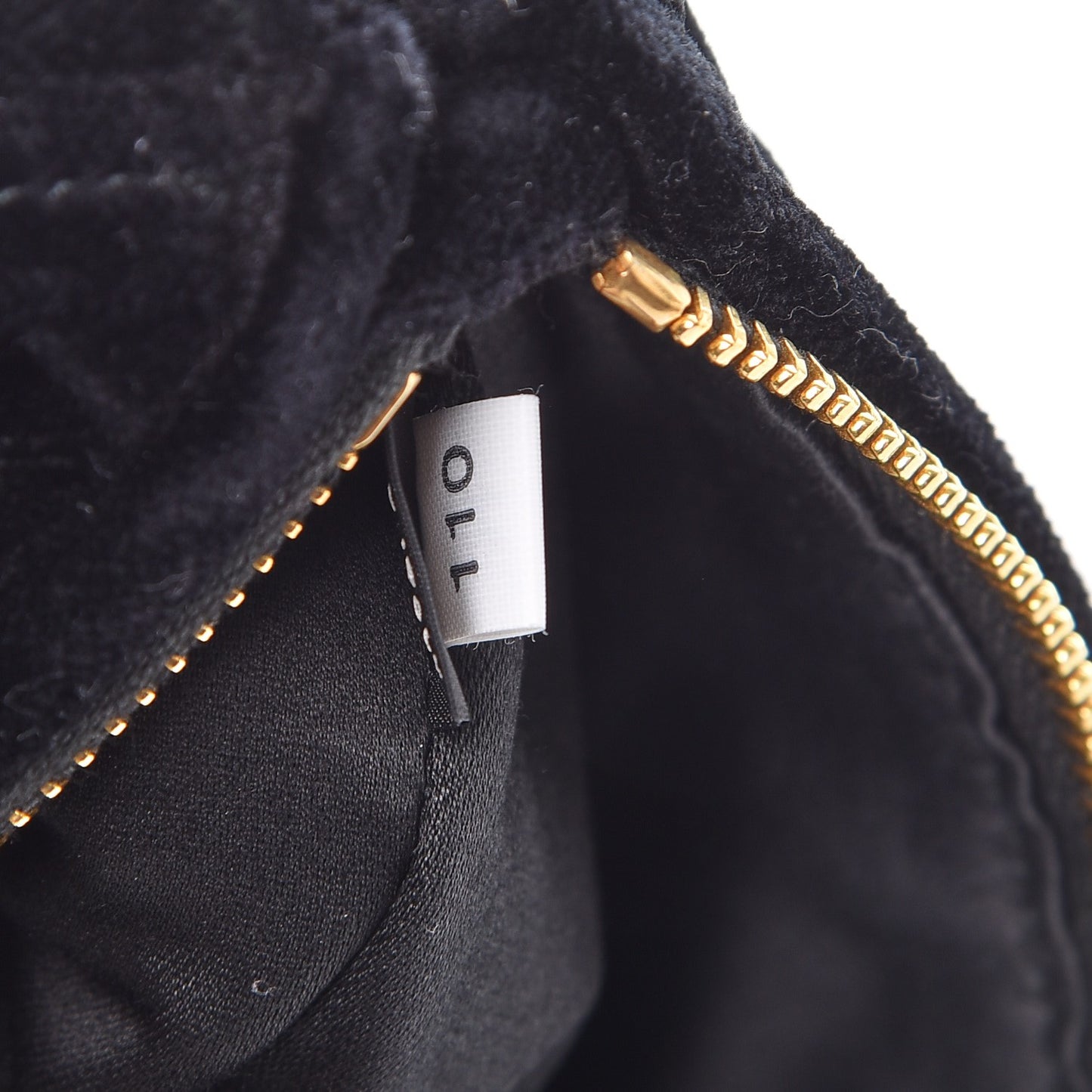 Velluto Matelasse Clutch Black