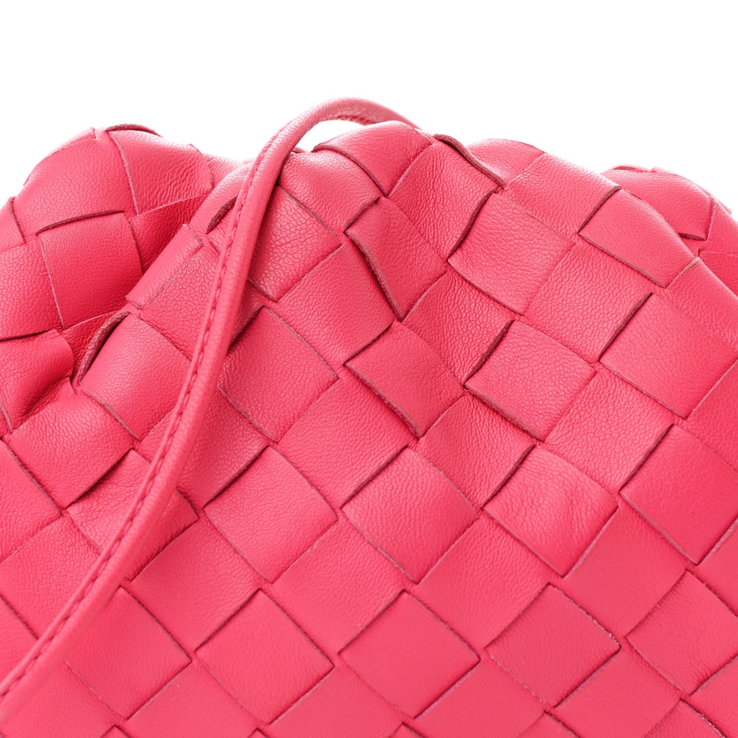 Bottega Veneta Nappa Intrecciato The Mini Pouch Rosa Shock 8 of 10