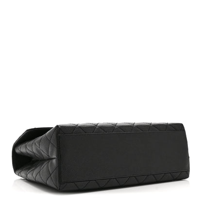 Chanel Caviar Quilted Jumbo Kelly Flap Black 4 of 10