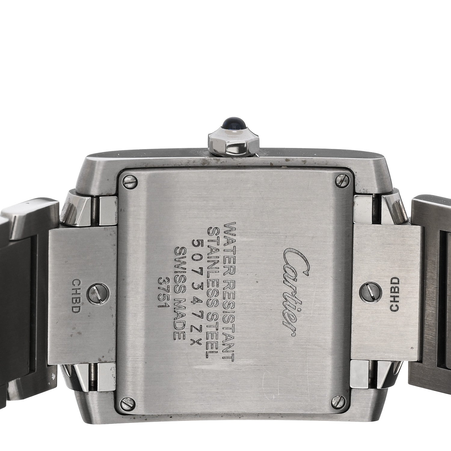 Cartier Stainless Steel 25mm Tank Francaise Quartz Watch 4 of 5