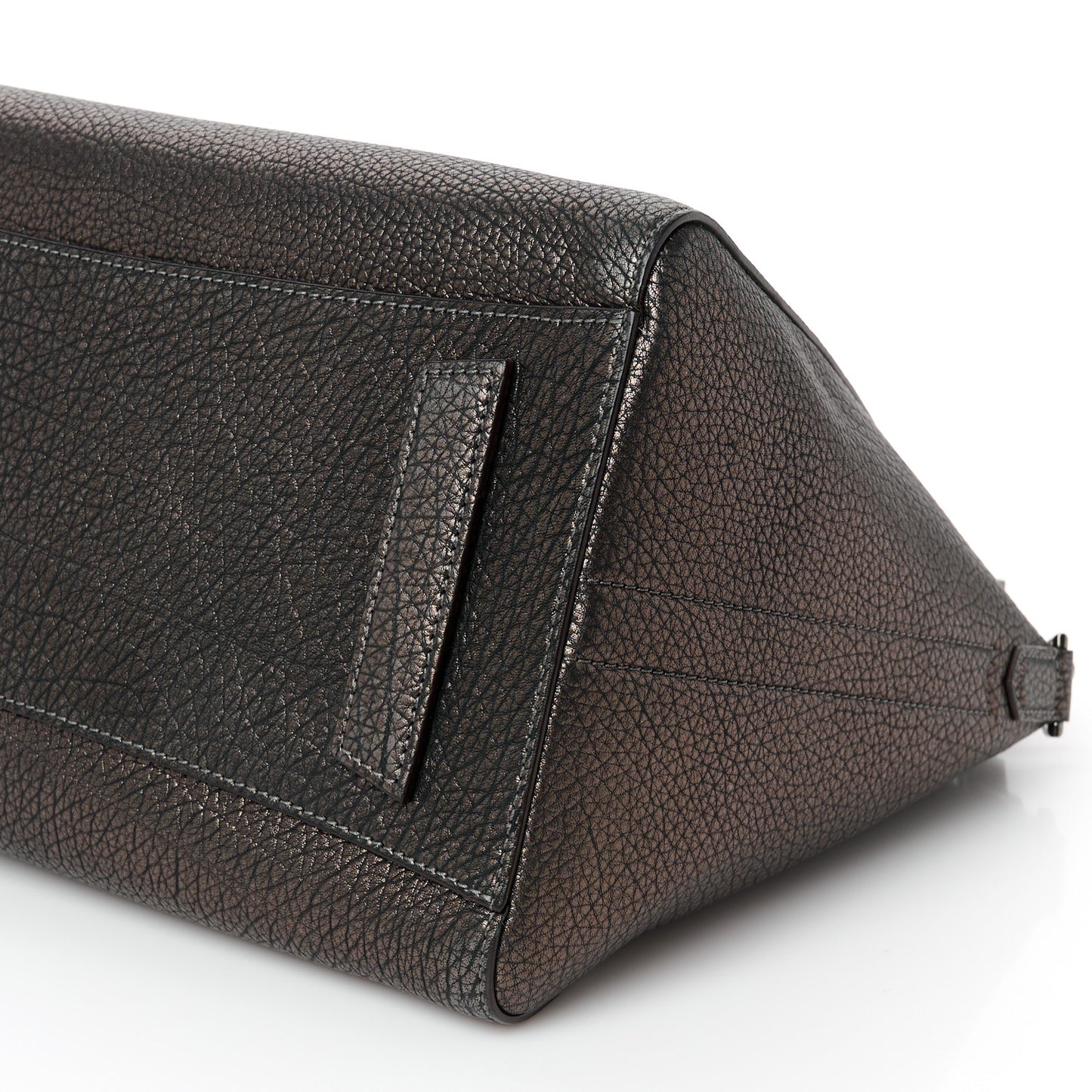 Metallic Sugar Goatskin Medium Antigona Gunmetal