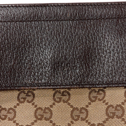 Gucci GG Monogram Web Double Pocket Belt Bag Dark Brown 10 of 14