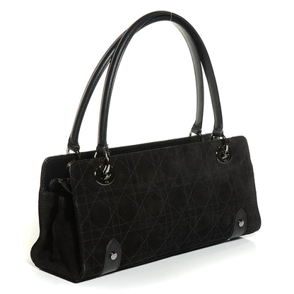 Christian Dior Suede Cannage Stitched Lady Dior East West Black 3 of 7