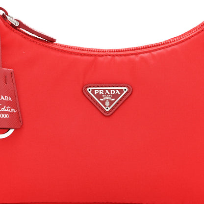 Prada Tessuto Nylon Mini Re-Edition 2000 Bag Rosso 9 of 11