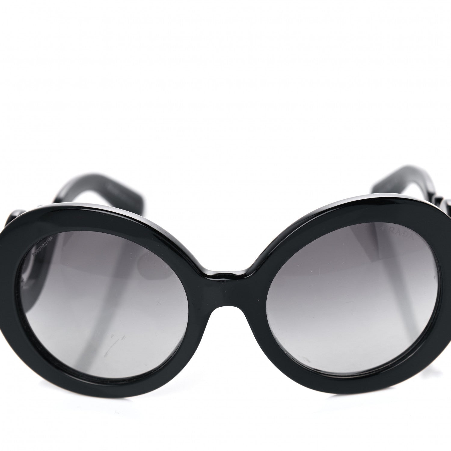 Prada Baroque Sunglasses SPR 27N Black 5 of 5
