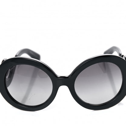 Prada Baroque Sunglasses SPR 27N Black 5 of 5