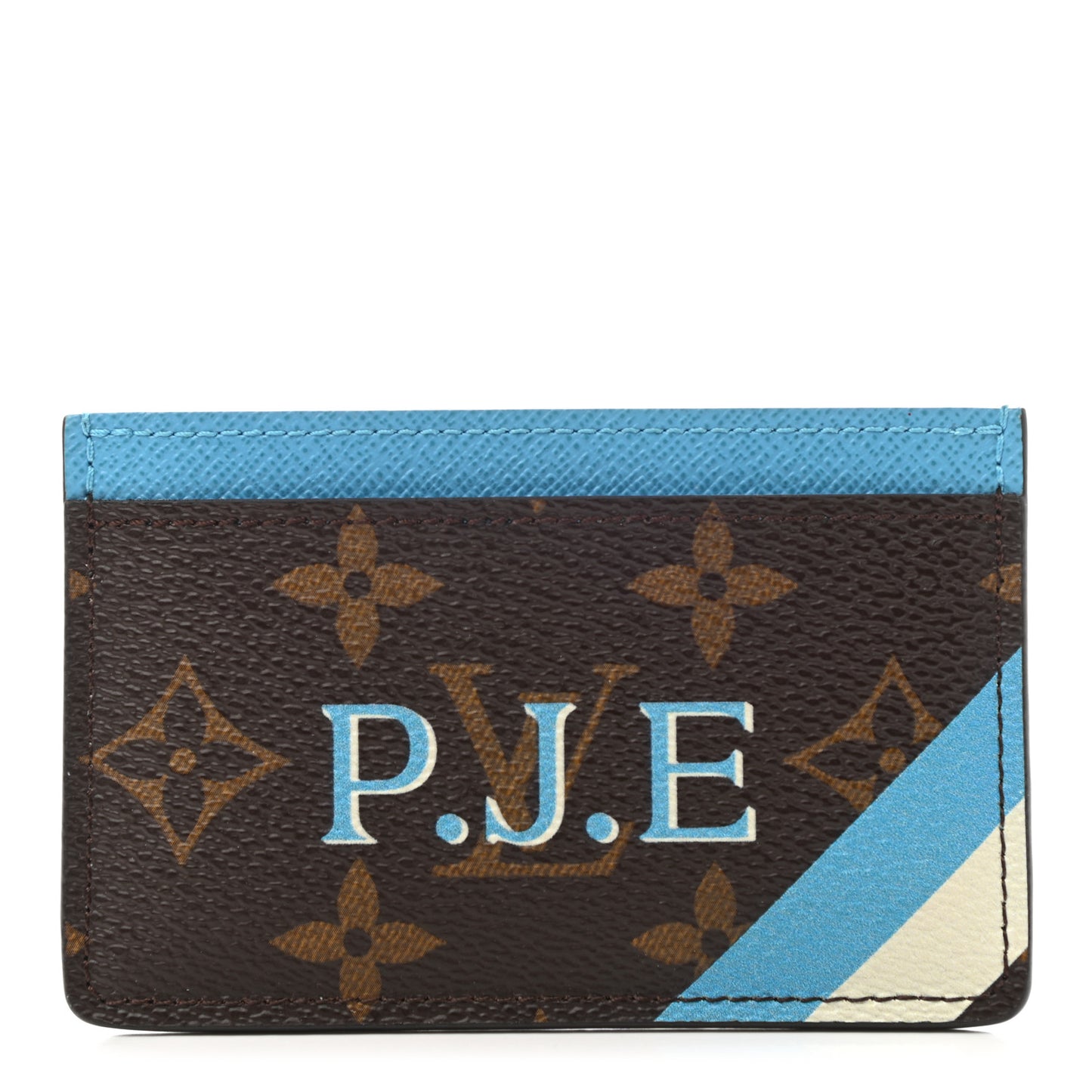 Monogram My LV Heritage Card Holder Blue
