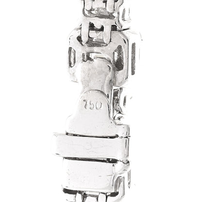 Parker & West by FASHIONPHILE 18K White Gold Diamond 13.56ctw Baguette Round Cut Graduated Necklace 5 of 5