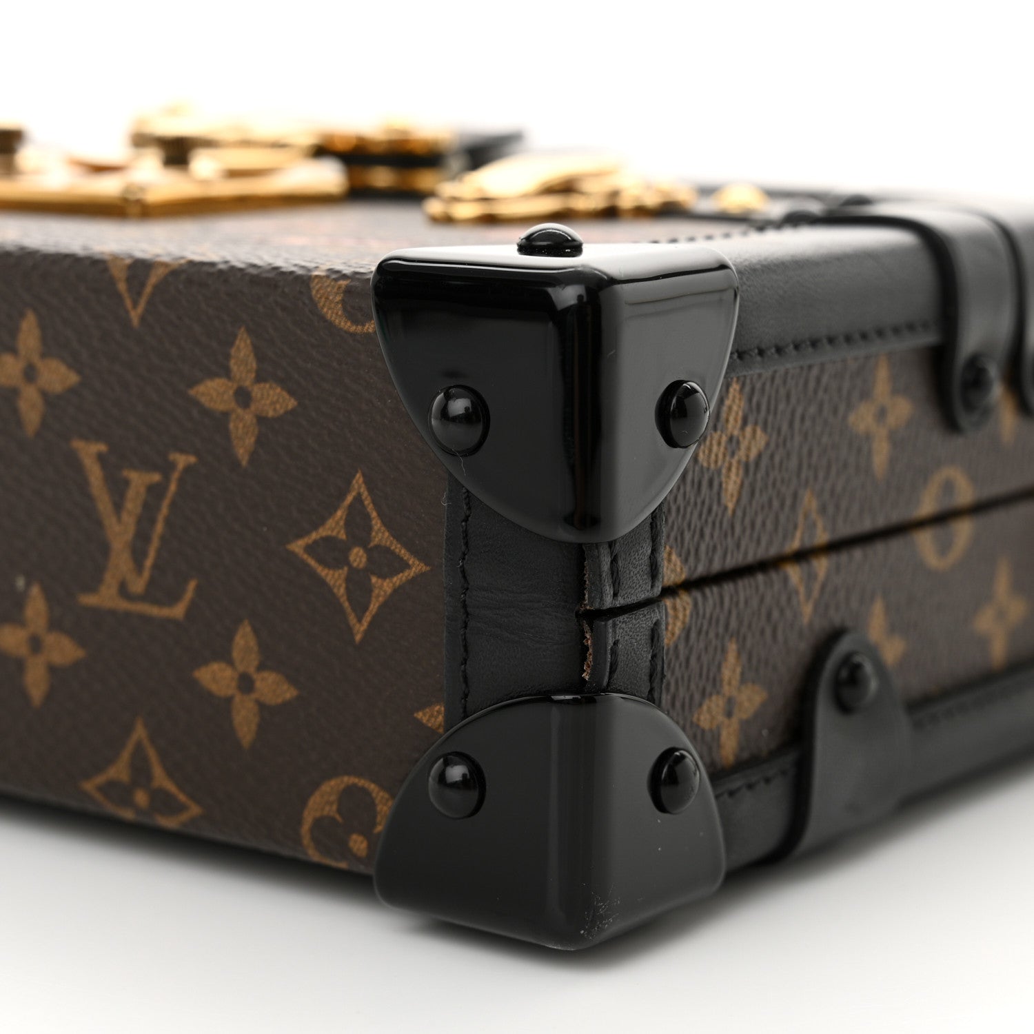 Louis Vuitton Monogram Petite Malle Black 9 of 10