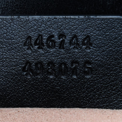 Gucci Calfskin Matelasse Mini GG Marmont Shoulder Bag Black 7 of 9