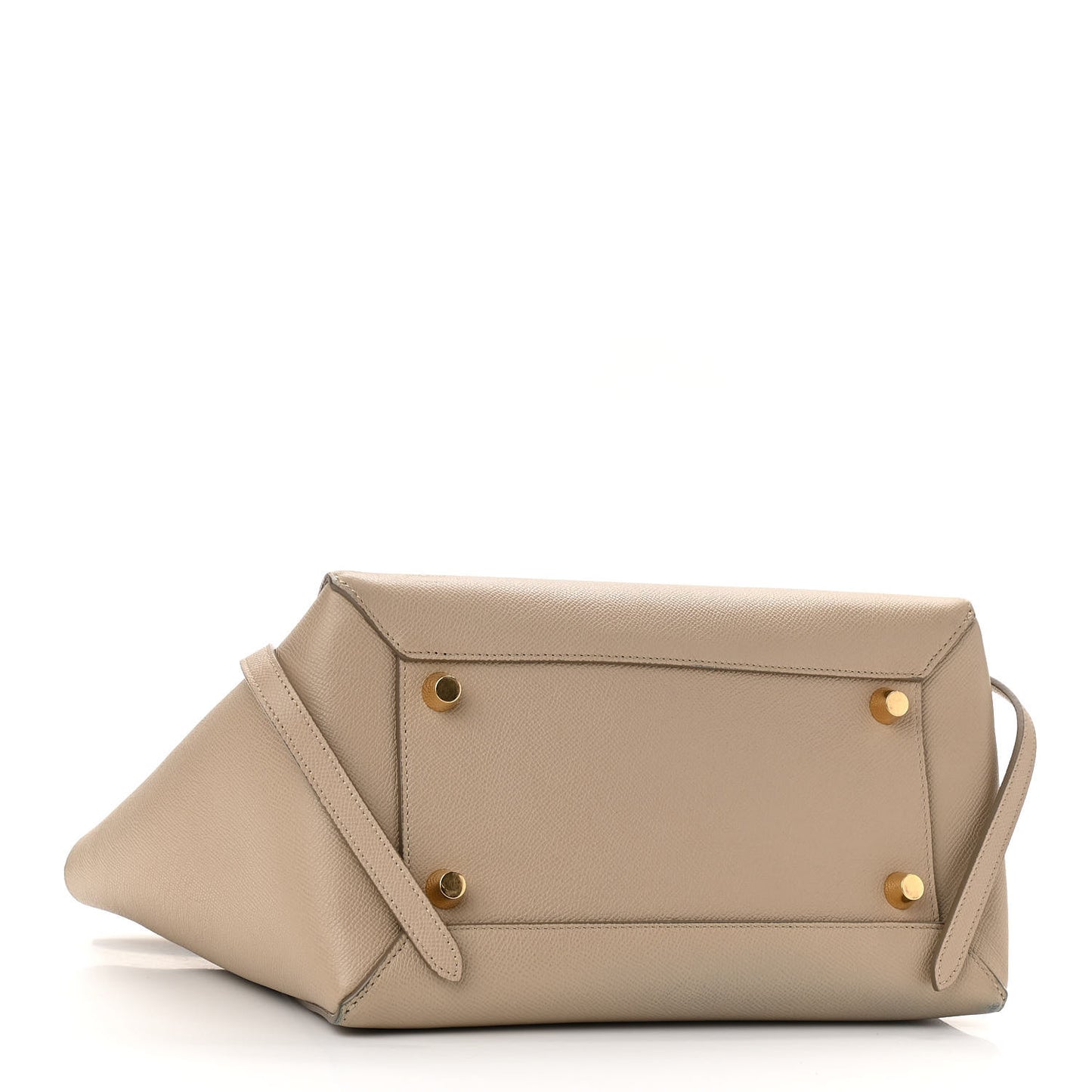 Grained Calfskin Mini Belt Bag Light Taupe