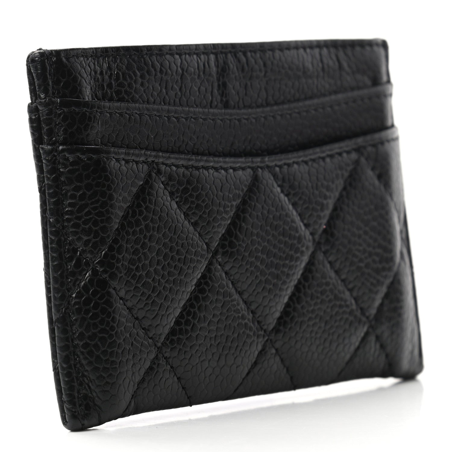 Chanel Caviar Quilted Card Holder Black 3 of 8