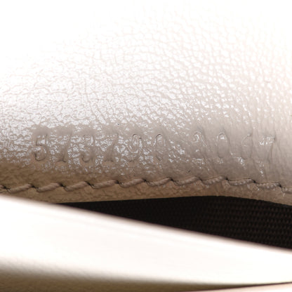Gucci Calfskin Web Rajah Chain Card Case Wallet White 6 of 7