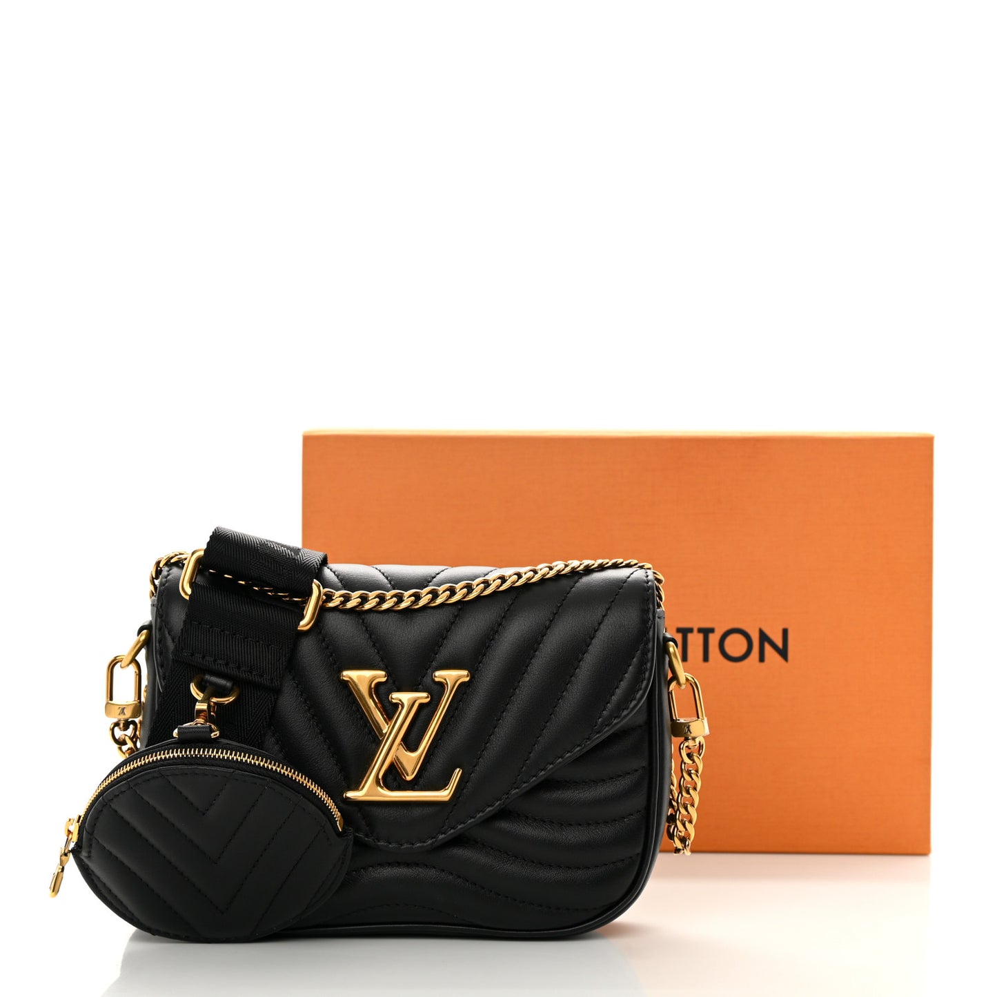 Calfskin New Wave Multi Pochette Black
