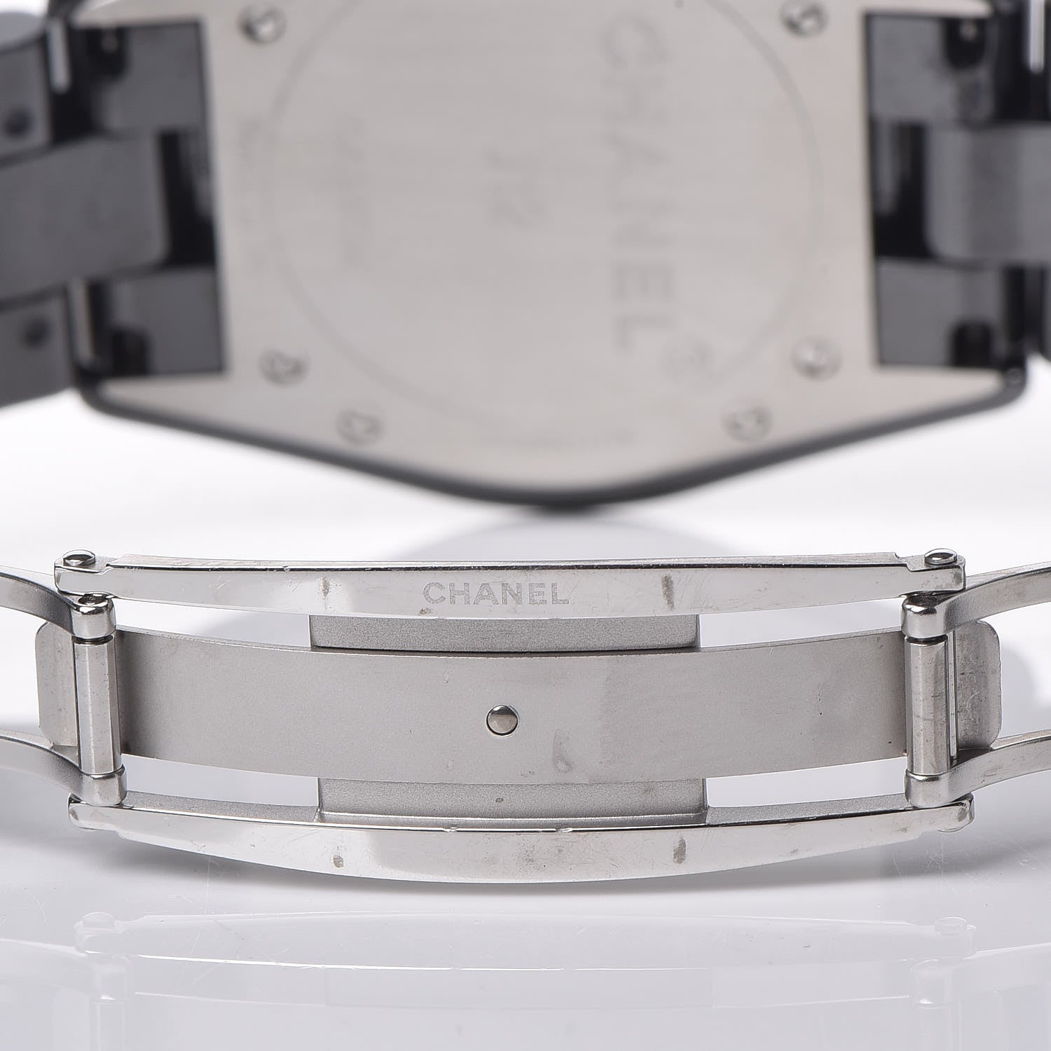 Chanel Stainless Steel Ceramic 38mm J12 Automatic Watch Black 6 of 7