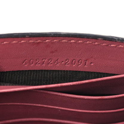 Gucci GG Supreme Monogram Blooms Chain Wallet Beige Multicolor Dry Rose 7 of 11