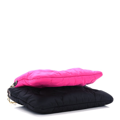 Louis Vuitton Econyl Monogram Pillow Maxi Multi Pochette Accessories Black Fuchsia 4 of 13