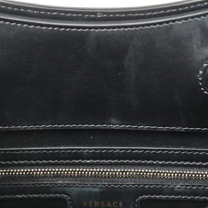 Versace Vitello Virtus Hobo Black 7 of 13