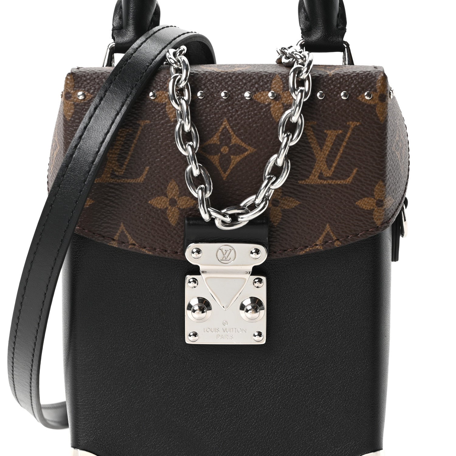 Louis Vuitton Calfskin Monogram Camera Box Vibe Black 7 of 9
