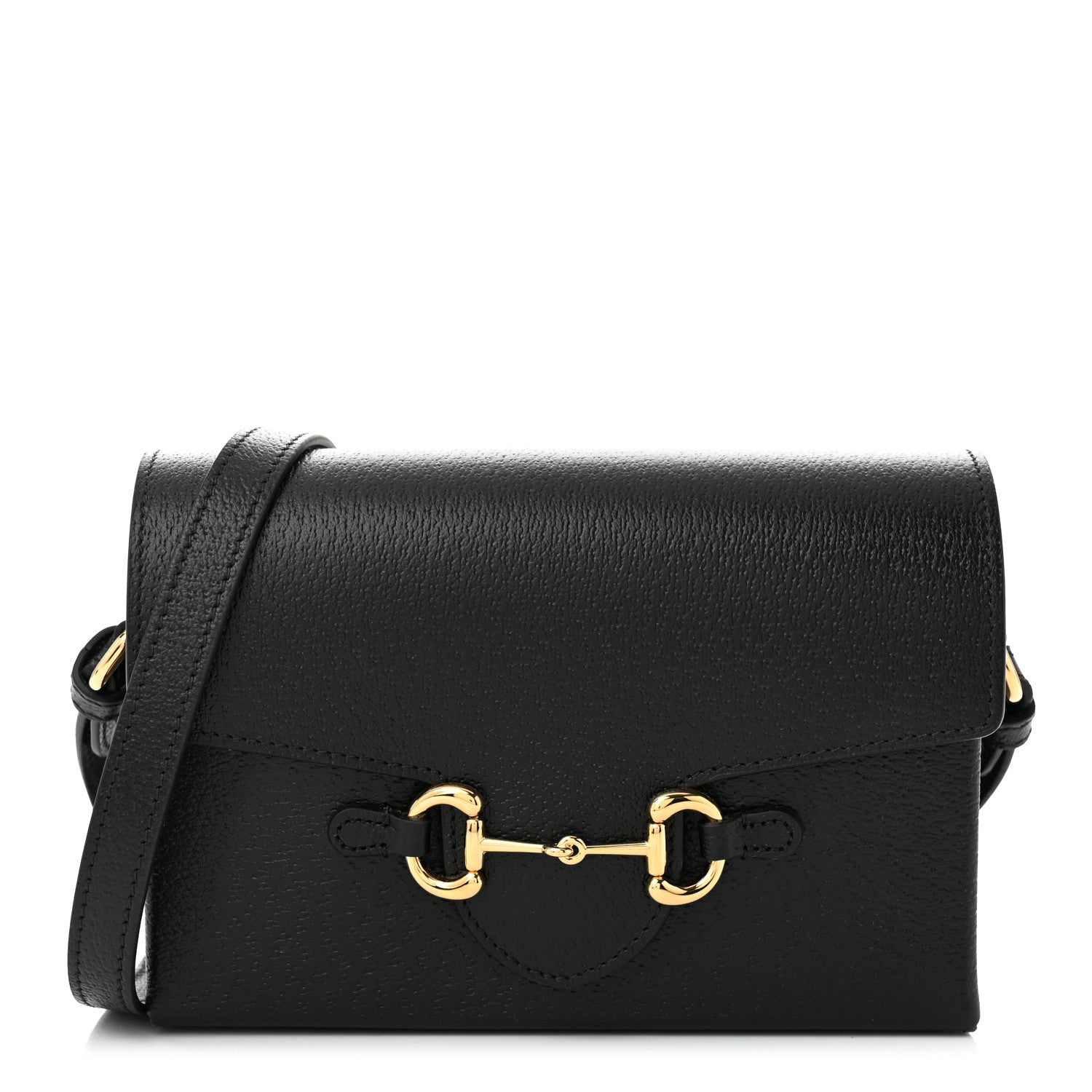 Gucci Calfskin Horsebit 1955 Shoulder Bag Black 1 of 11